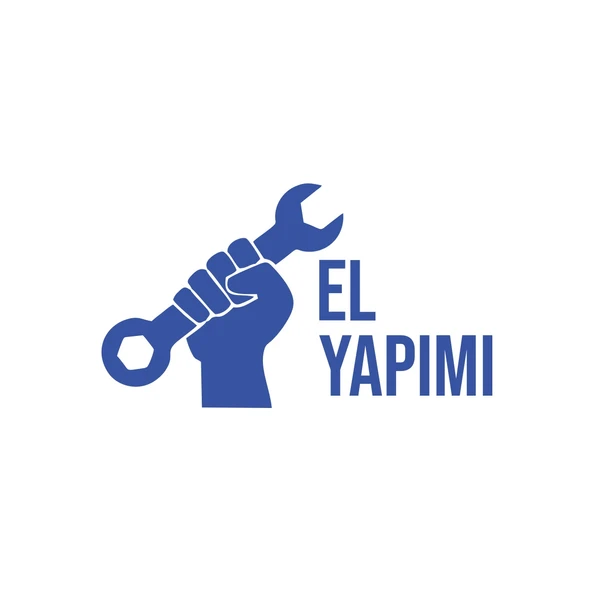 El Yapımı Araba Sticker 17x17 Cm Mavi ürün görseli 1