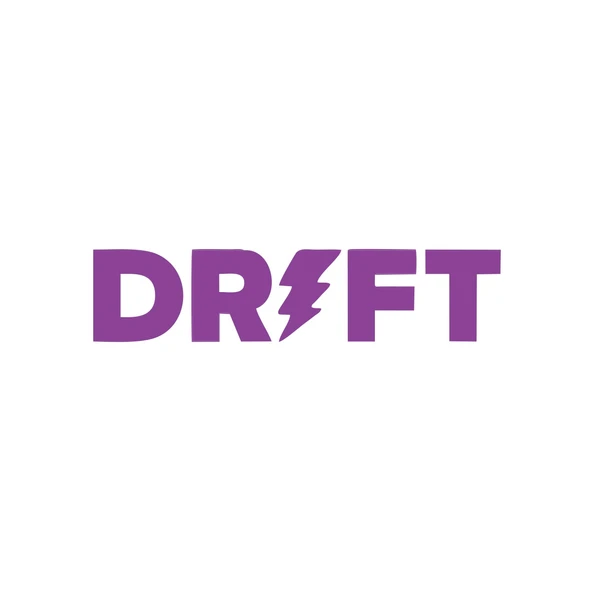 Drift Araba Sticker 17x17 Cm Mor ürün görseli 1