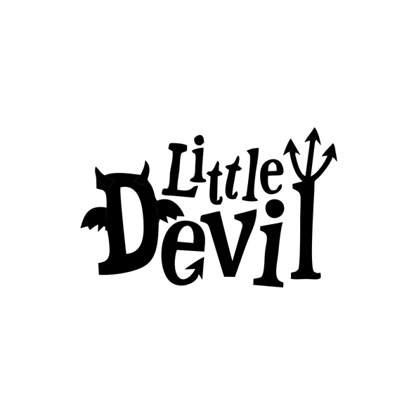Little Devil Araba Sticker 17x17 Cm Siyah ürün görseli 1