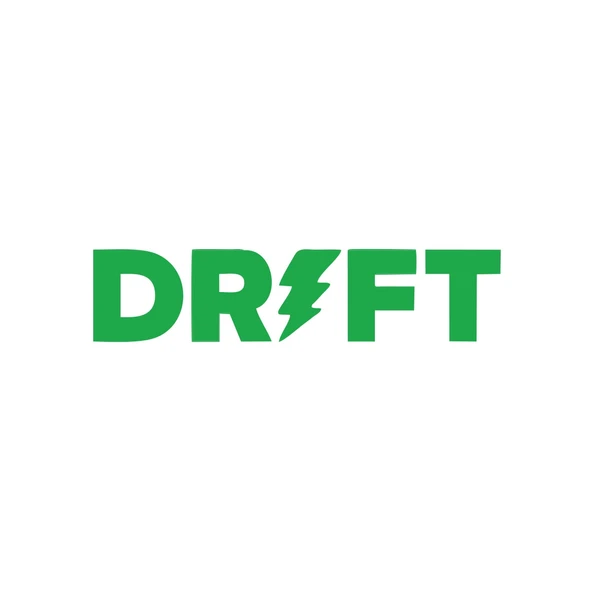 Drift Araba Sticker 17x17 Cm Yeşil ürün görseli 1