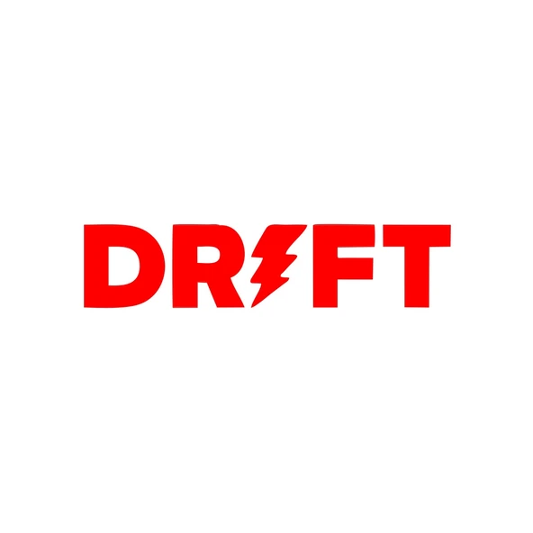 Drift Araba Sticker 17x17 Cm Kırmızı ürün görseli 1