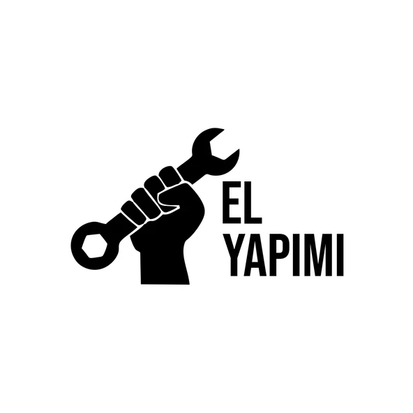 El Yapımı Araba Sticker 17x17 Cm Siyah ürün görseli 1