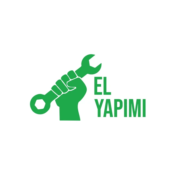 El Yapımı Araba Sticker 17x17 Cm Yeşil ürün görseli 1