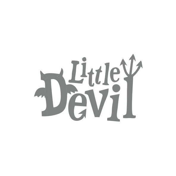 Little Devil Araba Sticker 17x17 Cm Gri ürün görseli 1