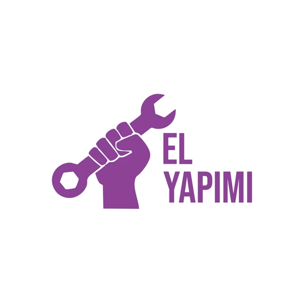 El Yapımı Araba Sticker 17x17 Cm Mor ürün görseli 1