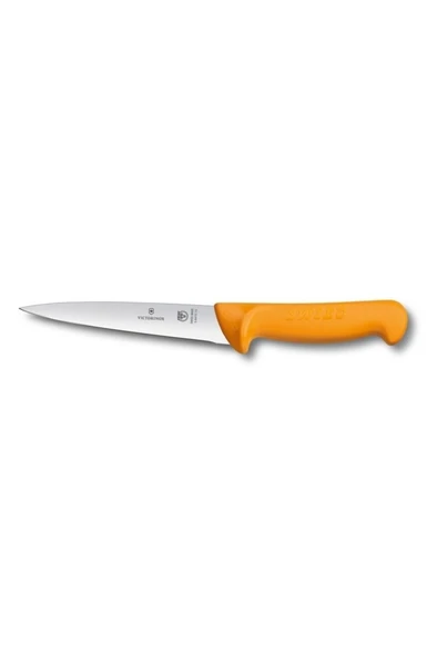 Victorinox 5.8412.18 18cm Sarı Swibo Eğik Kenar Doğrama Bıçağı ürün görseli 1