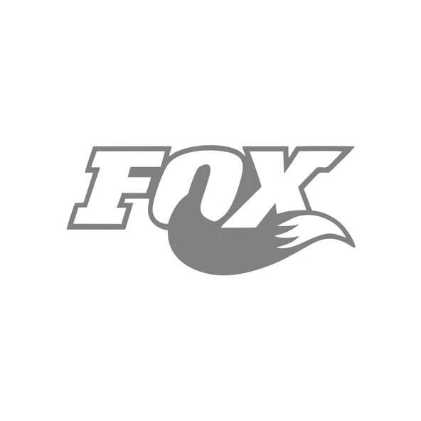Fox Araba Sticker 17x17 Cm Gri ürün görseli 1