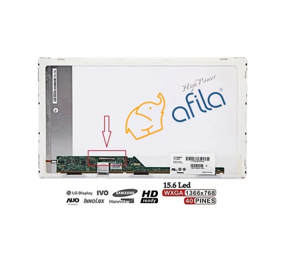 Monster Tulpar T5 V1.2, T5 V1.2.1, T5 V1.3 uyumlu Notebook Lcd Ekran, Panel V1 - HD 1366*768p ürün görseli 1