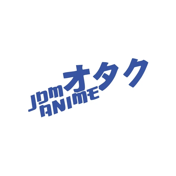 JDM Anime Araba Sticker 17x17 Cm Mavi ürün görseli 1