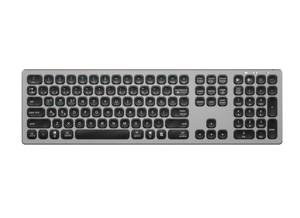 Nettech NT-KM01 Çoklu Cihaz Kablosuz Bluetooth Klavye ürün görseli 1
