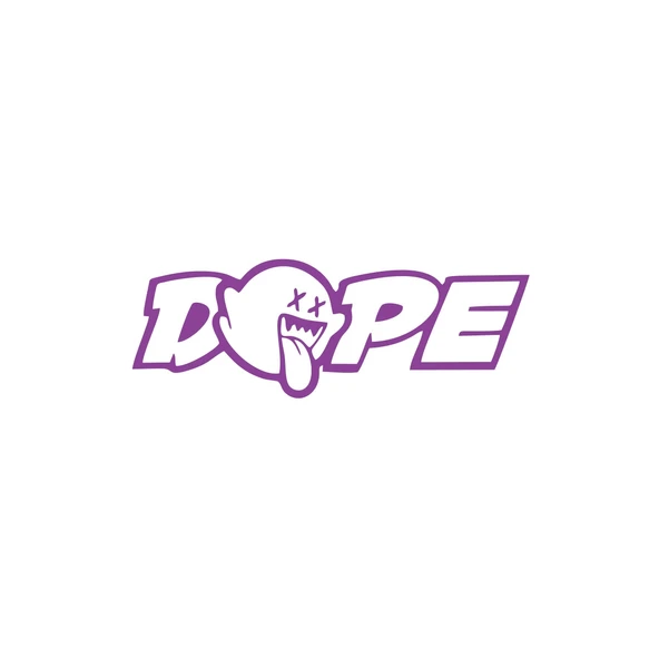 Dope Araba Sticker 17x17 Cm Mor ürün görseli 1