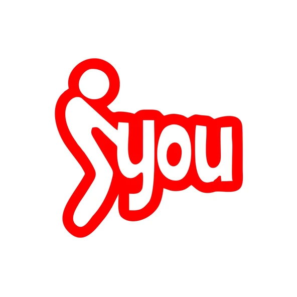 You Araba Sticker 17x17 Cm Kırmızı ürün görseli 1