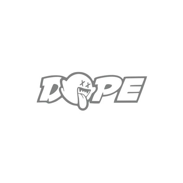 Dope Araba Sticker 17x17 Cm Gri ürün görseli 1