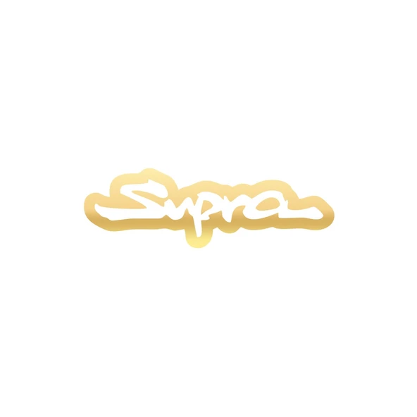 Supra Araba Sticker 17x17 Cm Gold ürün görseli 1