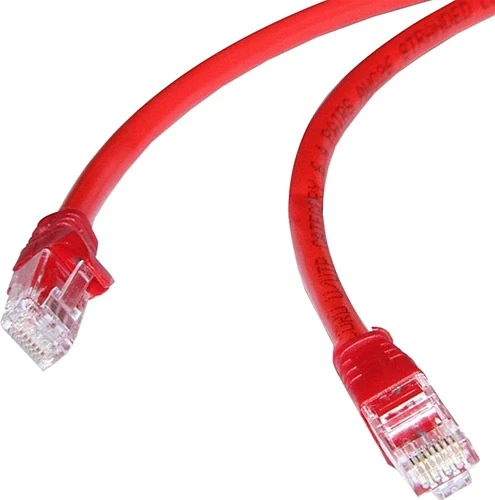 FLAXES FNK-6003K CAT6 30CM 24AWG KIRMIZI NETWORK KABLO ürün görseli 1