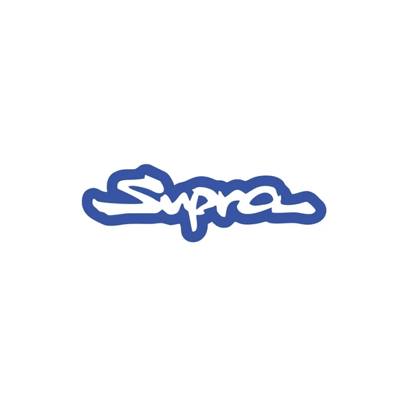 Supra Araba Sticker 17x17 Cm Mavi ürün görseli 1