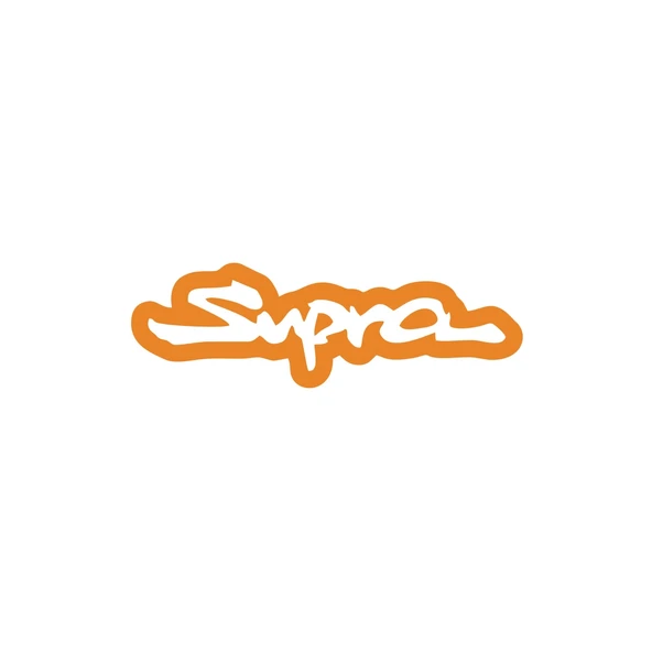 Supra Araba Sticker 17x17 Cm Turuncu ürün görseli 1