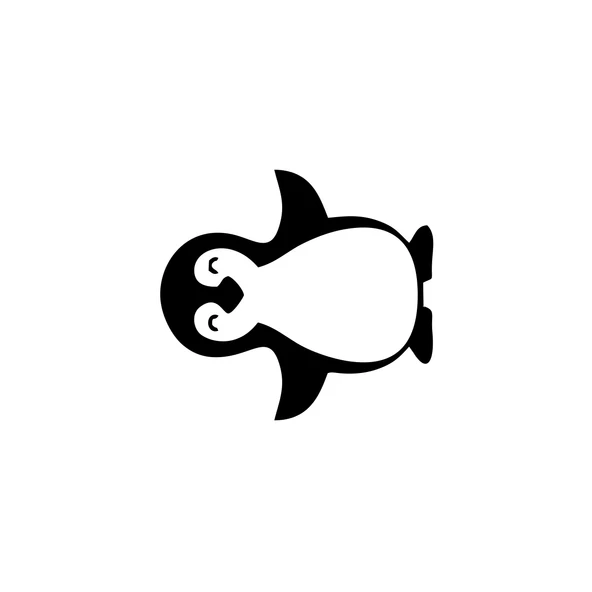 Sevimli Penguen Araba Sticker 17x17 Cm Siyah ürün görseli 1