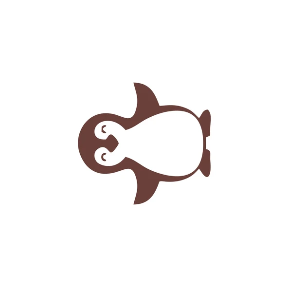 Sevimli Penguen Araba Sticker 17x17 Cm Kahverengi ürün görseli 1