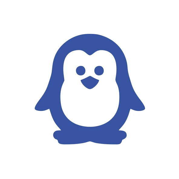 Sevimli Penguen Araba Sticker 17x17 Cm Mavi ürün görseli 1