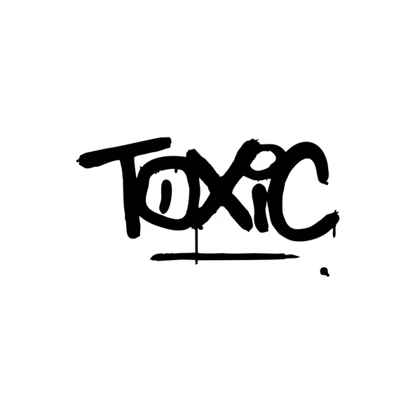 Toxic Araba Sticker 17x17 Cm Siyah ürün görseli 1