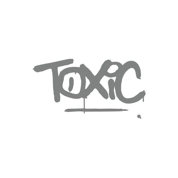 Toxic Araba Sticker 17x17 Cm Gri ürün görseli 1