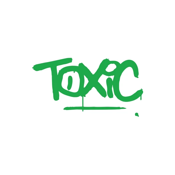 Toxic Araba Sticker 17x17 Cm Yeşil ürün görseli 1