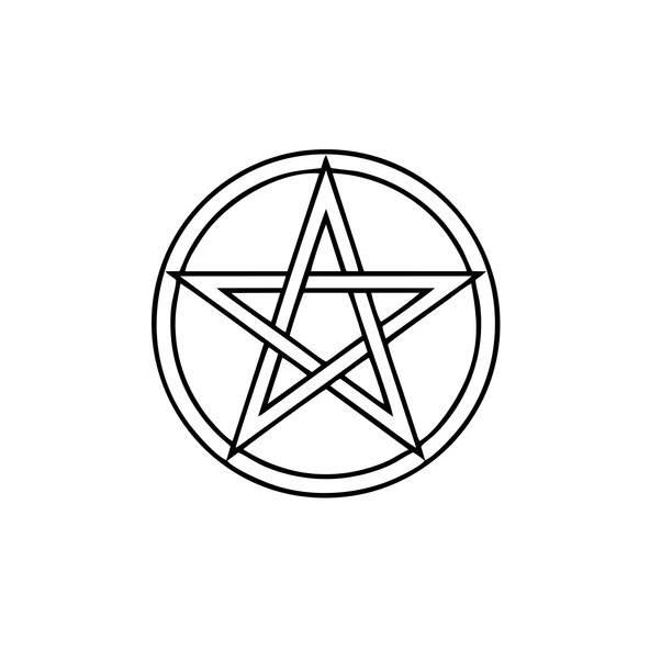 Pentagram Araba Sticker 17x17 Cm Siyah ürün görseli 1