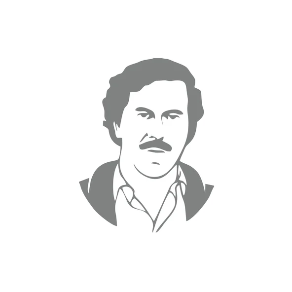 Pablo Escobar Silüet Araba Sticker 17x17 Cm Gri ürün görseli 1