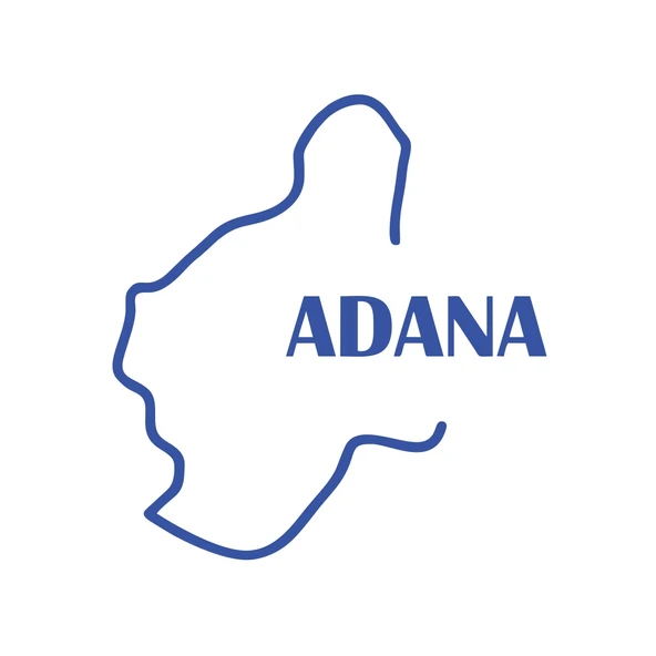 Adana Harita Araba Sticker 17x17 Cm Mavi ürün görseli 1