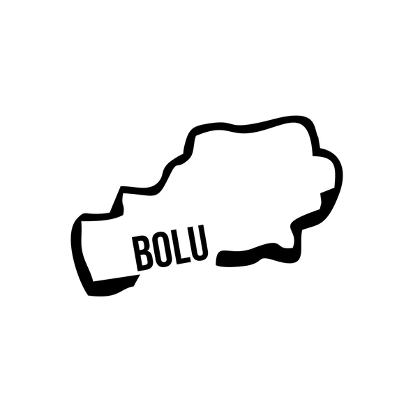 Bolu Harita Araba Sticker 17x17 Cm Siyah ürün görseli 1