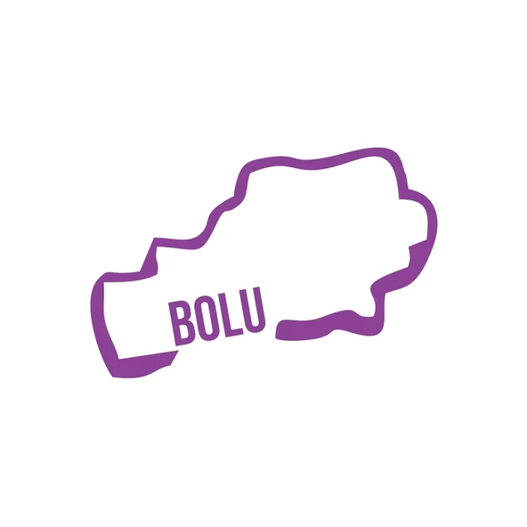 Bolu Harita Araba Sticker 17x17 Cm Mor ürün görseli 1