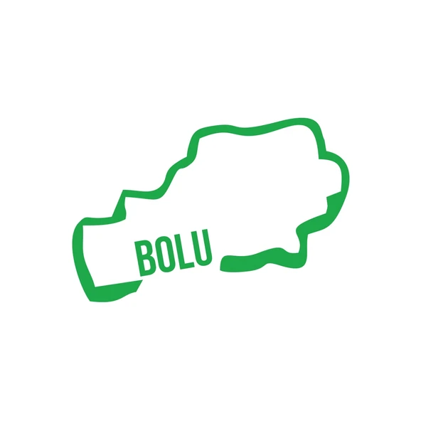 Bolu Harita Araba Sticker 17x17 Cm Yeşil ürün görseli 1