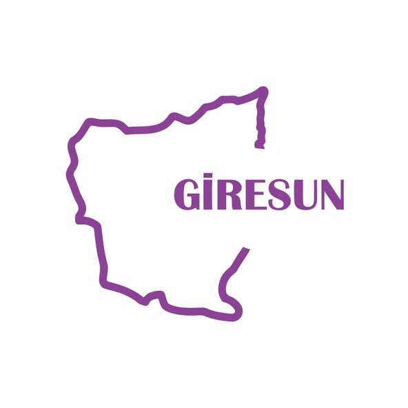 Giresun Harita Araba Sticker 17x17 Cm Mor ürün görseli 1