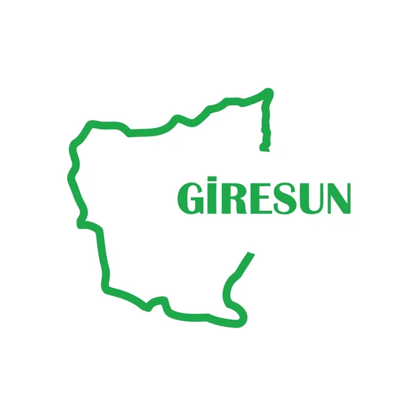 Giresun Harita Araba Sticker 17x17 Cm Yeşil ürün görseli 1