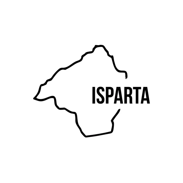 Isparta Harita Araba Sticker 17x17 Cm Siyah ürün görseli 1