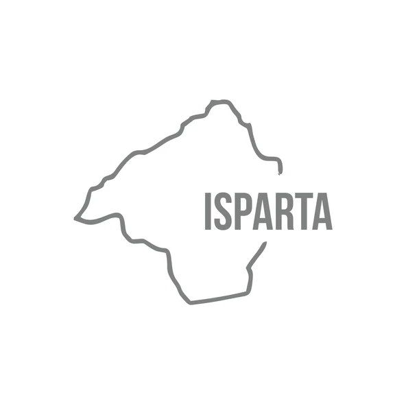 Isparta Harita Araba Sticker 17x17 Cm Gri ürün görseli 1