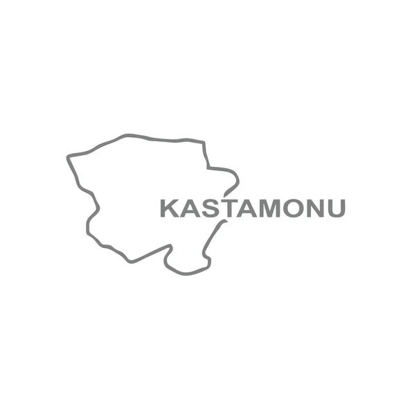 Kastamonu Harita Araba Sticker 17x17 Cm Gri ürün görseli 1