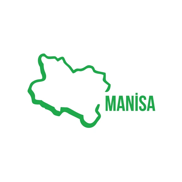 Manisa Harita Araba Sticker 17x17 Cm Yeşil ürün görseli 1