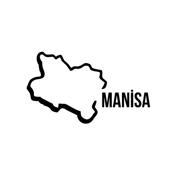 Manisa Harita Araba Sticker 17x17 Cm Siyah ürün görseli 1