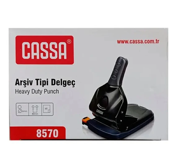 Cassa Arşiv Tipi Delgeç Siyah 65 Sayfa ürün görseli 1