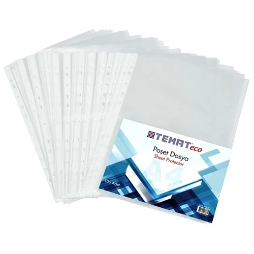 Temat Poşet Dosya A4 100Lü - 3 paket ürün görseli 1