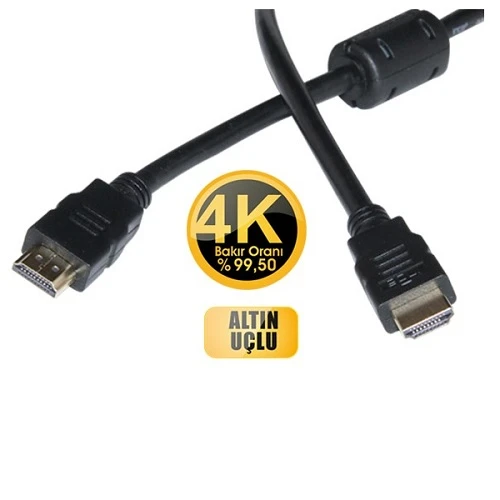 INCA IMHD-50T 5metre HDMI Görüntü Kablosu 3D Gold 1.4v 4K ürün görseli 1