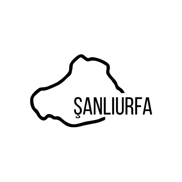 Şanlıurfa Harita Araba Sticker 17x17 Cm Siyah ürün görseli 1