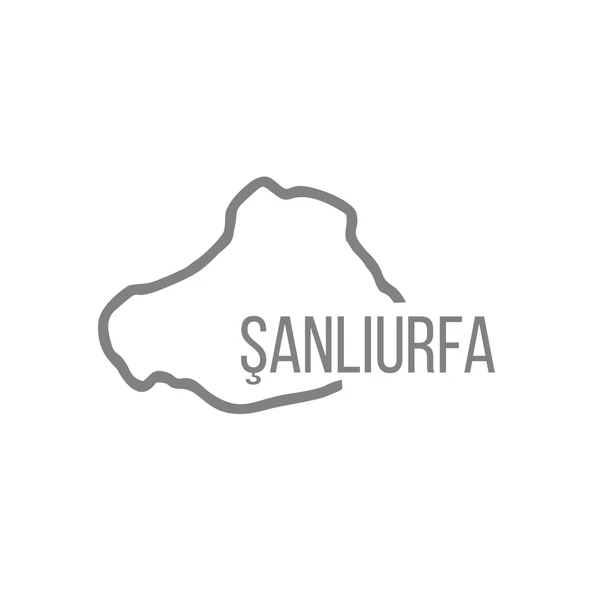 Şanlıurfa Harita Araba Sticker 17x17 Cm Gri ürün görseli 1