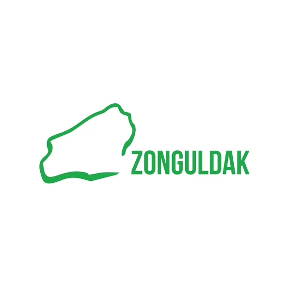 Zonguldak Harita Araba Sticker 17x17 Cm Yeşil ürün görseli 1