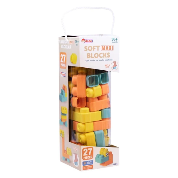 Dede Oyuncak   Soft Maxi Bloklar 27 Parça 04047 - Resim 3