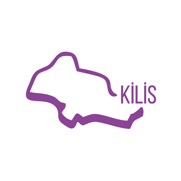Kilis Harita Araba Sticker 17x17 Cm Mor ürün görseli 1