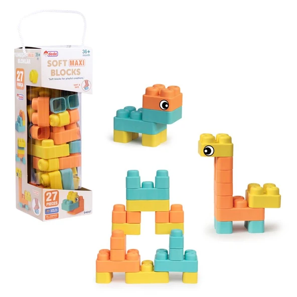 Dede Oyuncak   Soft Maxi Bloklar 27 Parça 04047 ürün görseli 1