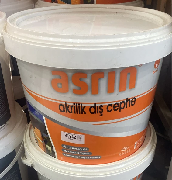 Asrın Akrilik Dış Cephe Boyası Beyaz 20Kg ürün görseli 1